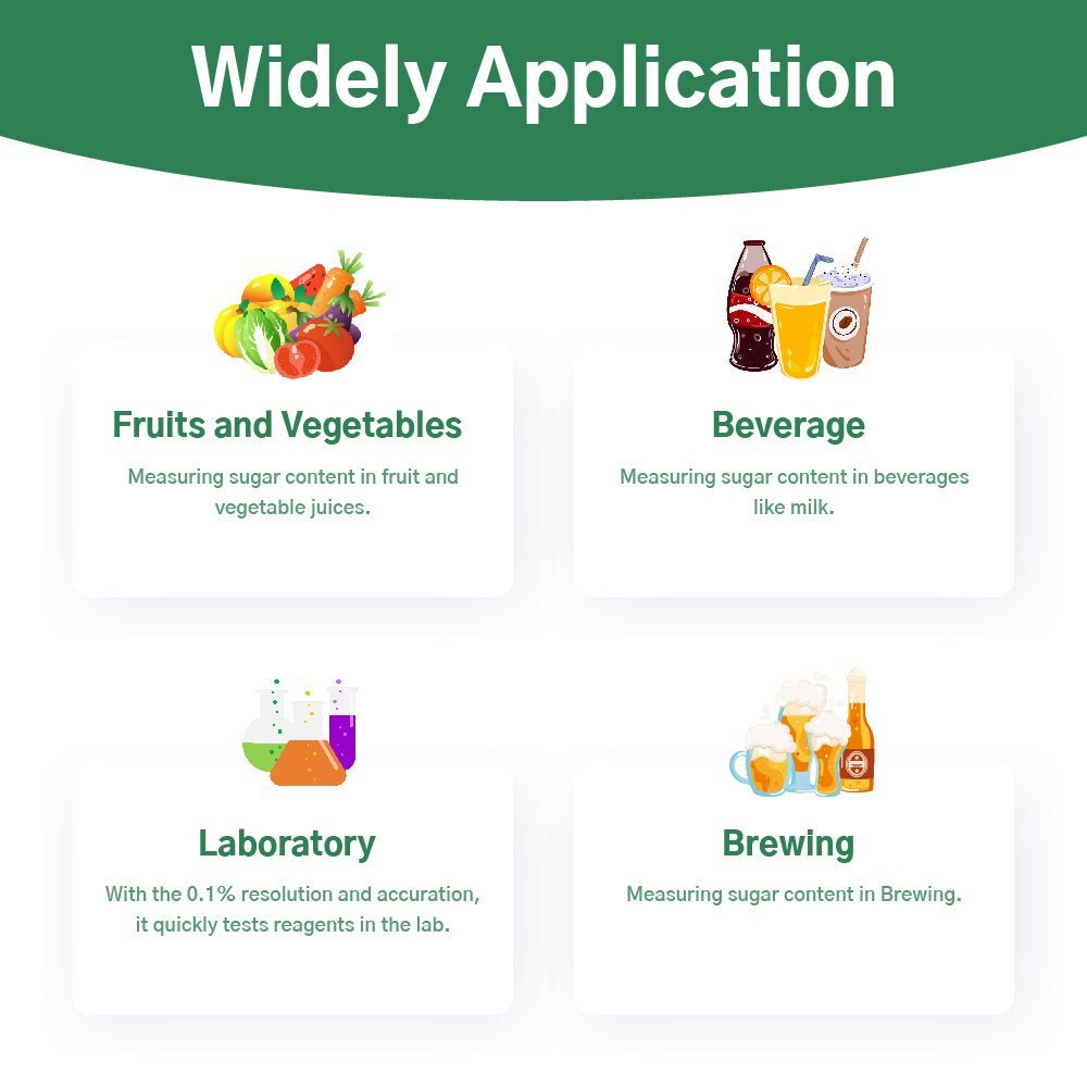 Adjustable Portable China Refractometer Brix Price Honey Auto Digital Refractometer for Sale