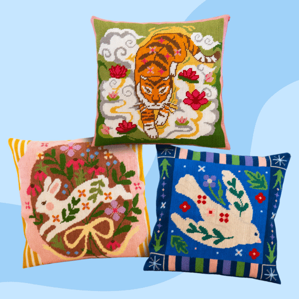 Fur - Feathers - Needlepoint Cushion Bundle
