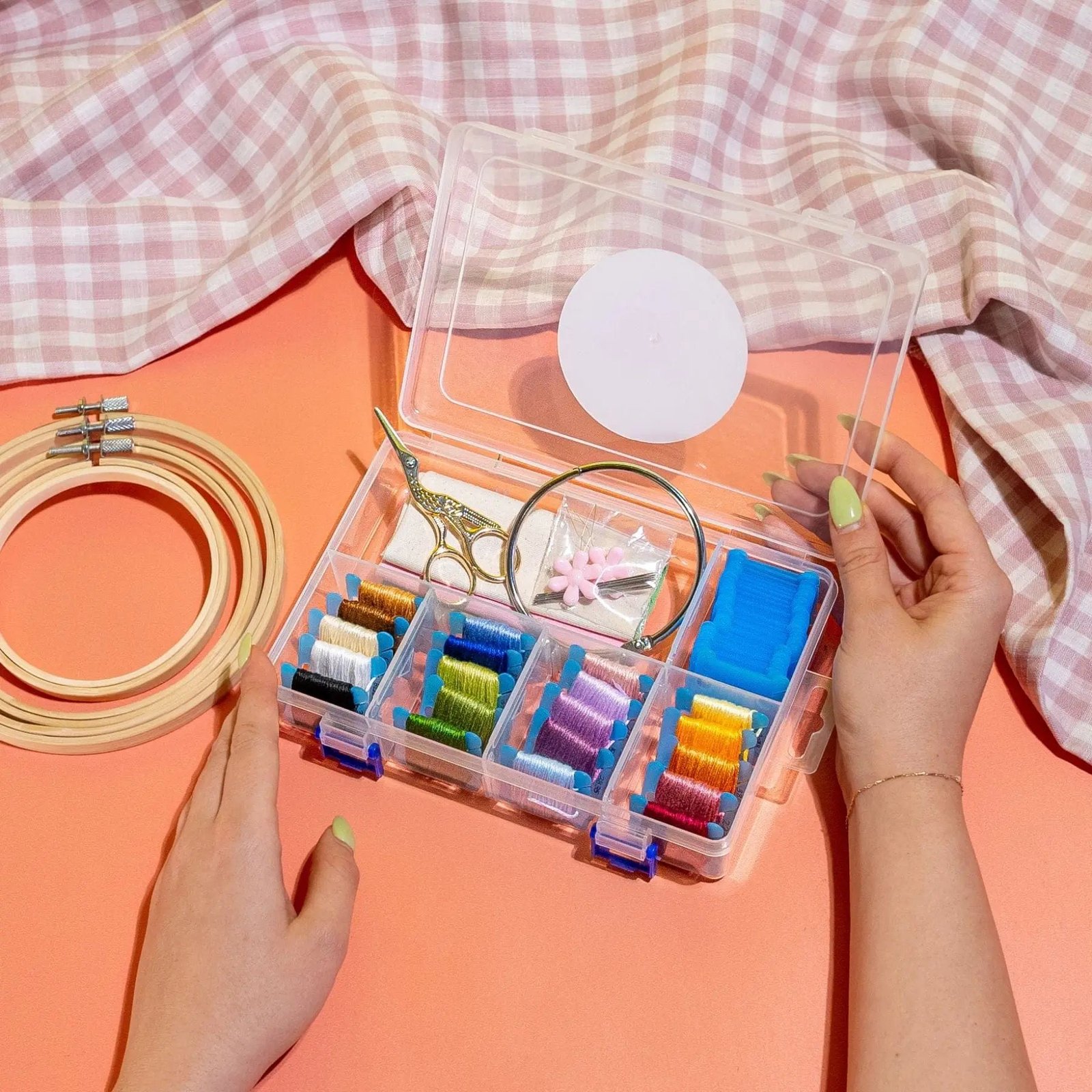 Craft Supplies Storage Container-Handcrafted Mastery