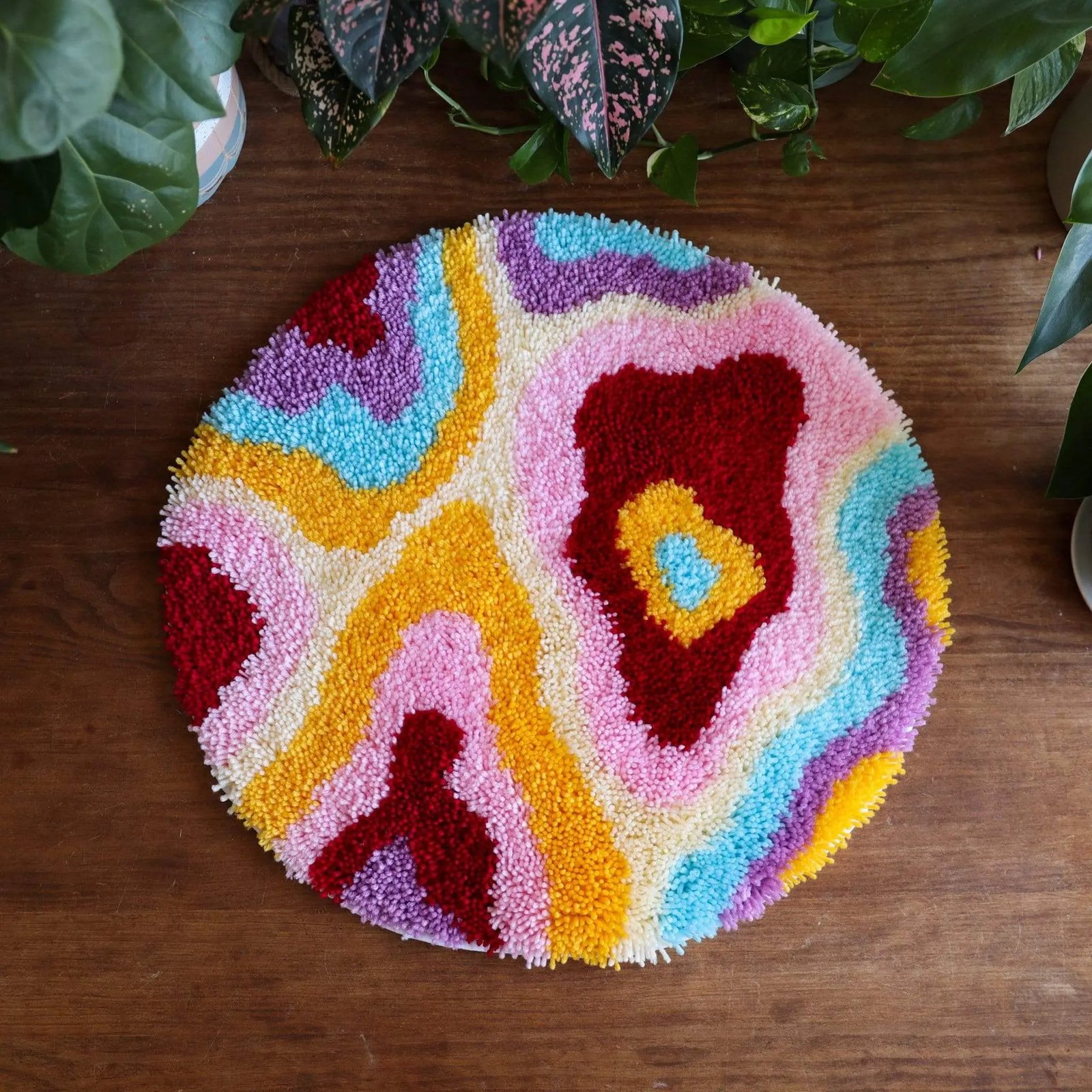Dopamine Duo - Rug Bundle- Handmade Tufting Embroidery Art for Beginners