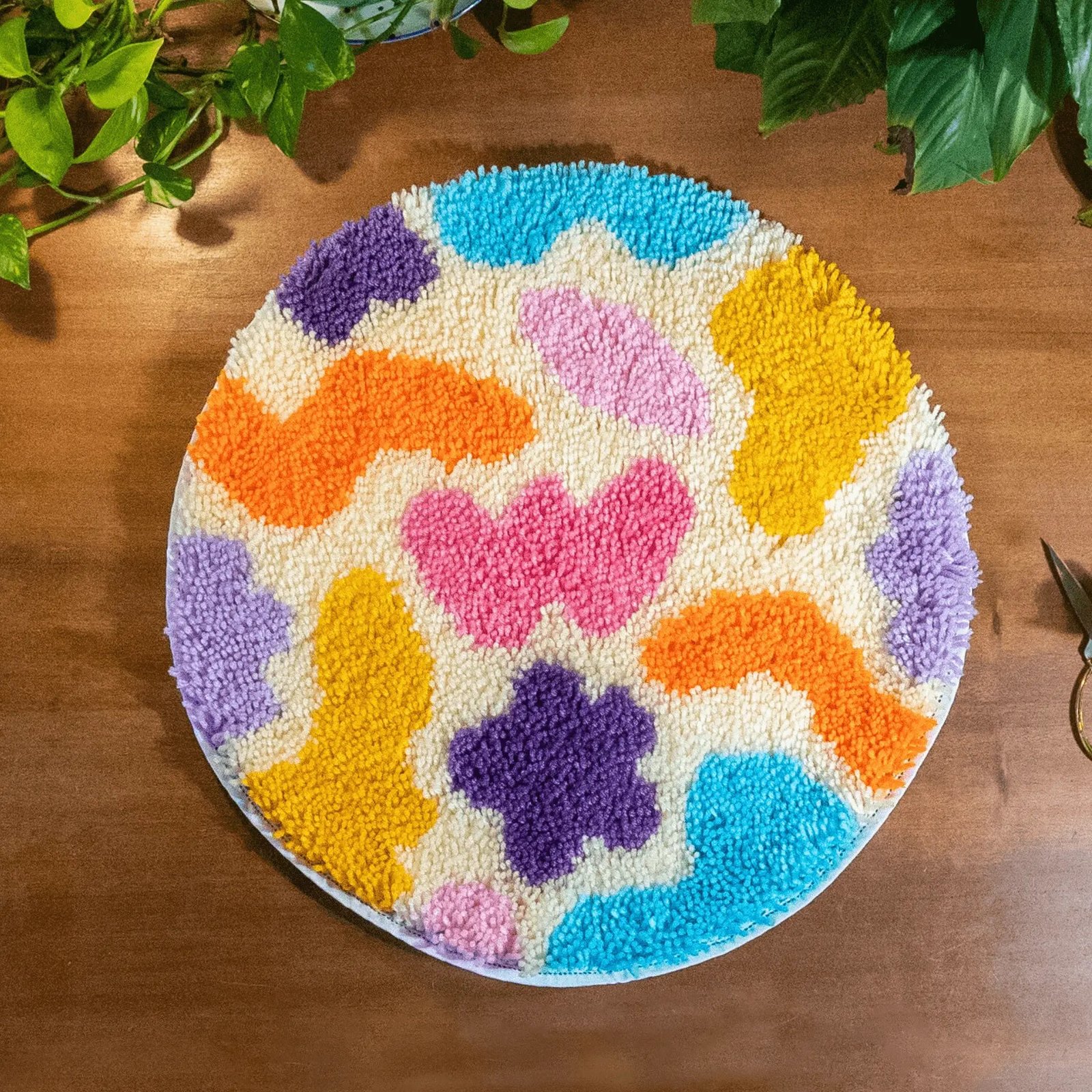 Dopamine Duo - Rug Bundle- Handmade Tufting Embroidery Art for Beginners