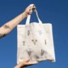 FLOWER FIELD - Embroidered Tote Bag Kit