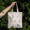 FLOWER FIELD - Embroidered Tote Bag Kit