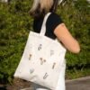 FLOWER FIELD - Embroidered Tote Bag Kit