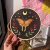 MIDNIGHT MOTH - Embroidery Kit
