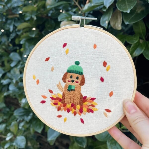 RUFF - TUMBLE - Embroidery Kit-Embroidery Kit for Beginners