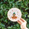 RUFF - TUMBLE - Embroidery Kit-Embroidery Kit for Beginners