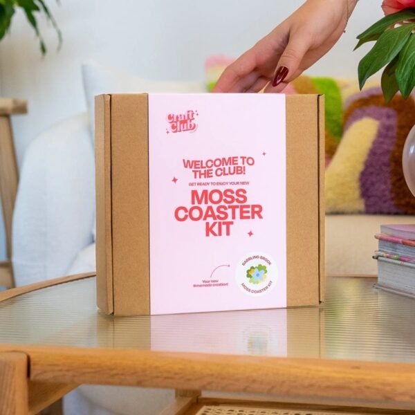 BABBLING BROOK - Moss Coaster Kit-Crafts for Girls