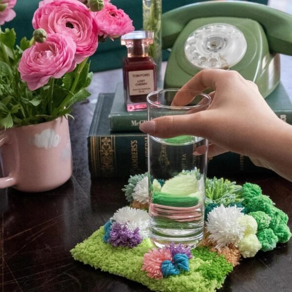 FLOWER PATCH - Moss Coaster Kit