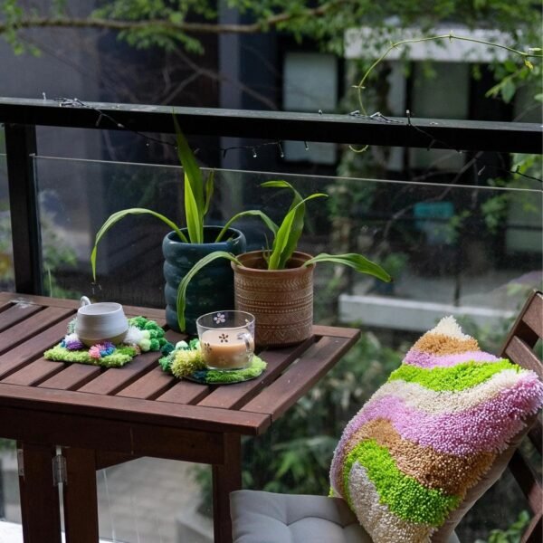 FLOWER PATCH - Moss Coaster Kit