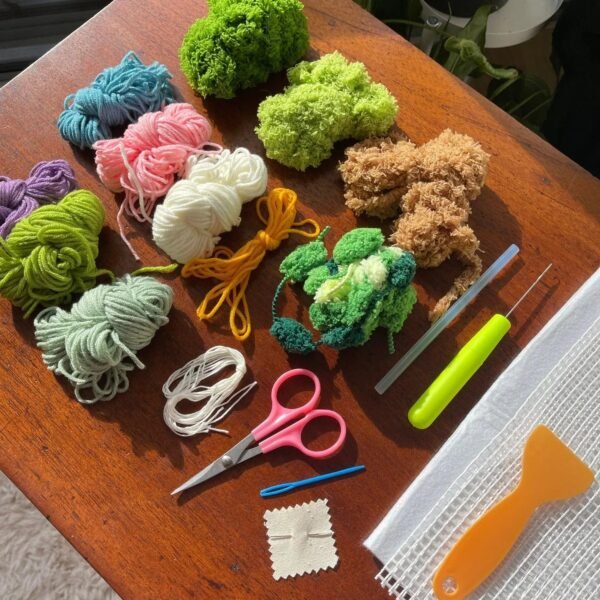 FLOWER PATCH - Moss Coaster Kit