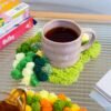 GREEN OASIS - Moss Coaster Kit-Embroidery Kit for Beginners