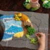 MAGICAL MOSS - Rug Making Kit-DIY Needlepoint