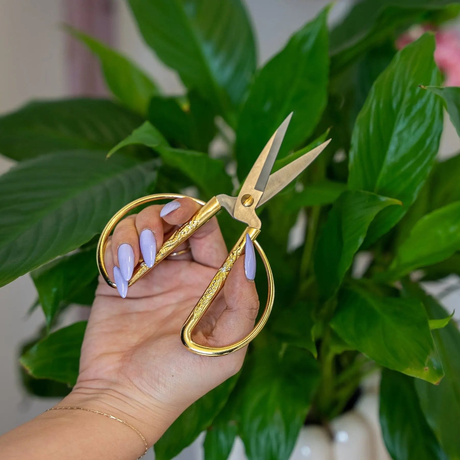 Gold Rug Trimming Scissors-Handcrafted Mastery