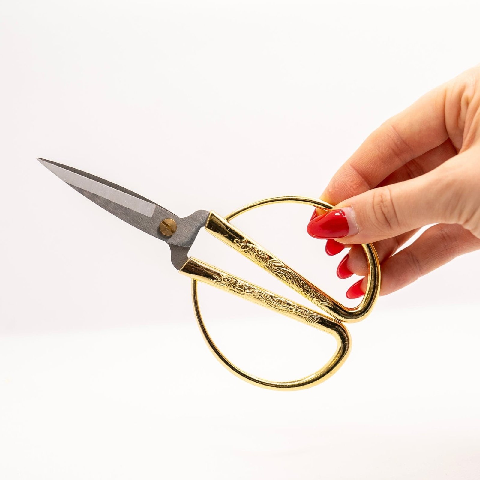 Gold Rug Trimming Scissors-Handcrafted Mastery