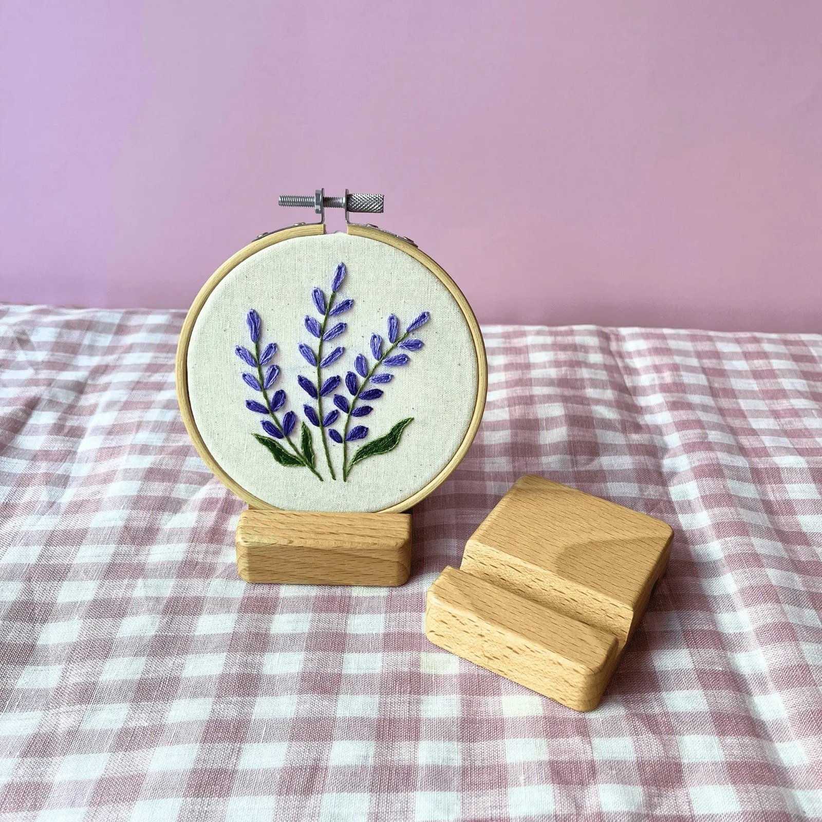 Wooden Block Stand-Handcrafted Mastery