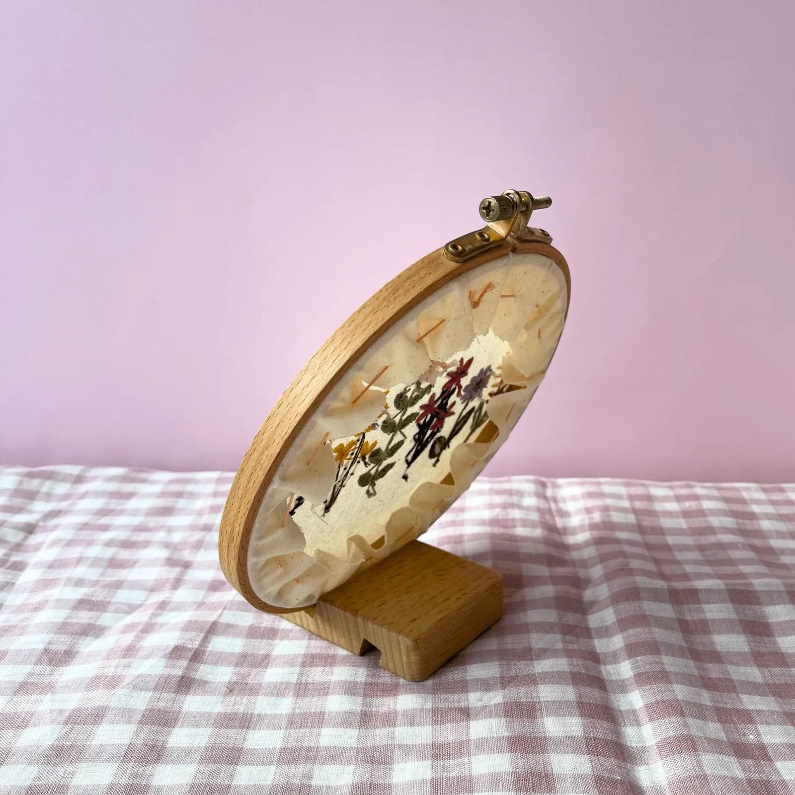 Wooden Block Stand-Handcrafted Mastery