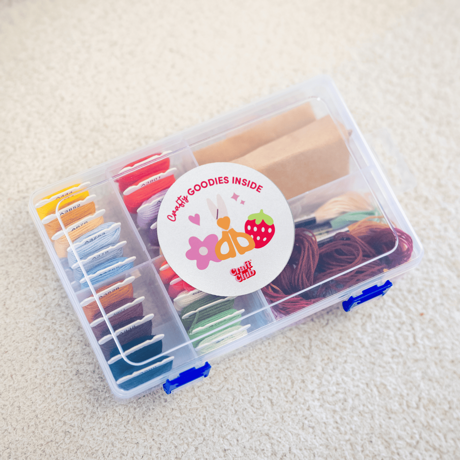 Craft Supplies Storage Container-Handcrafted Mastery