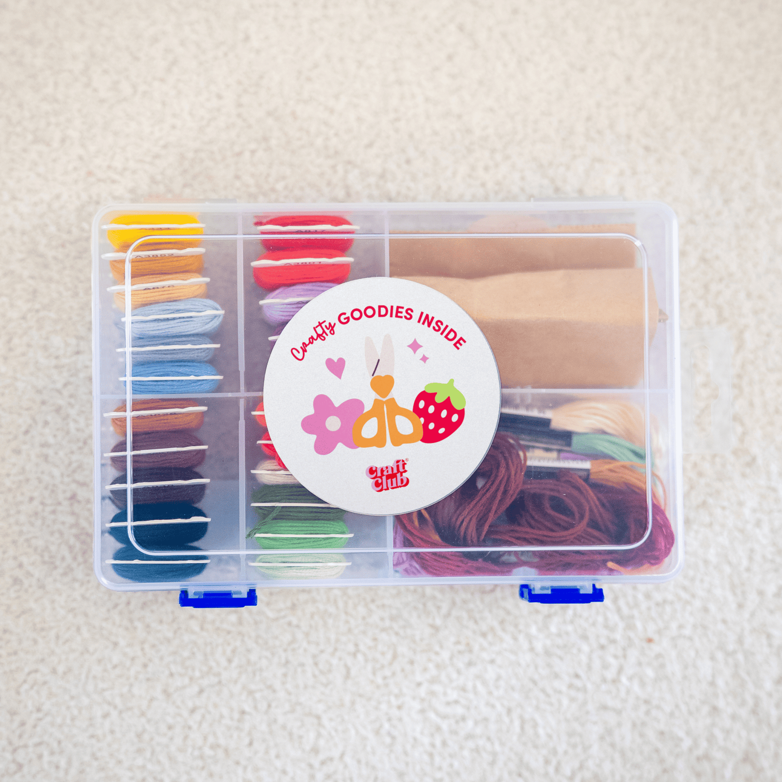 Craft Supplies Storage Container-Handcrafted Mastery