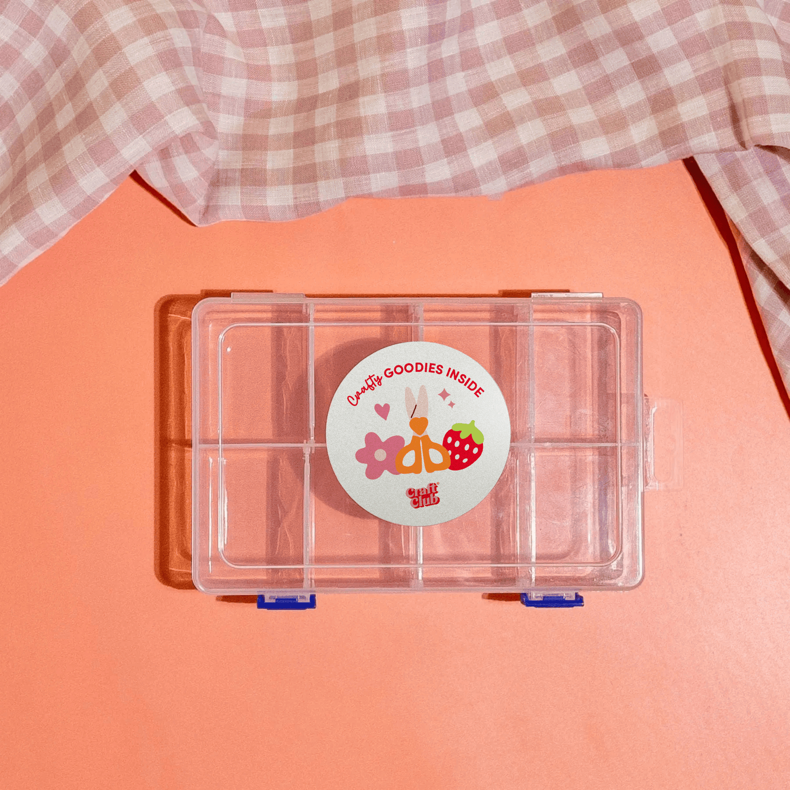 Craft Supplies Storage Container-Handcrafted Mastery