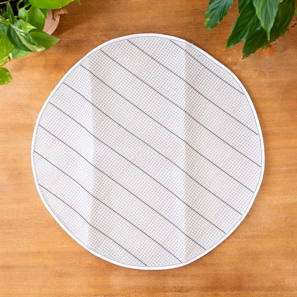 ROUND RUG - Latch Hook Base-Handcrafted Mastery