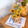 Sunflower Pot - Crochet Pot Plant Kit-Embroidery Kit for Beginners