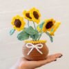 Sunflower Pot - Crochet Pot Plant Kit