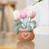 Tulip Pot - Crochet Pot Plant Kit-Birthday Gifts