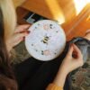 BEE - BLOSSOM - Cross Stitch Kit-Embroidery Kit for Beginners