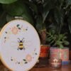 BEE - BLOSSOM - Cross Stitch Kit-Embroidery Kit for Beginners