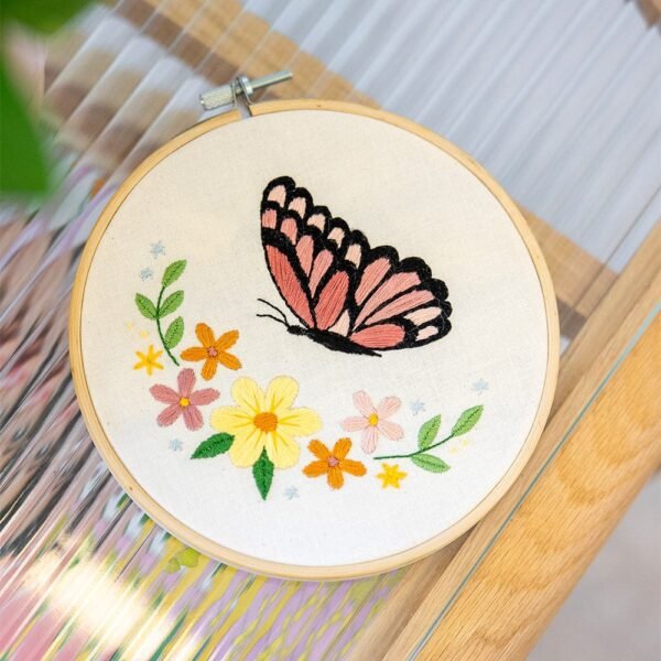 BLUSHING BUTTERFLY - Embroidery Kit