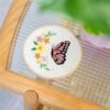 BLUSHING BUTTERFLY - Embroidery Kit