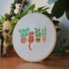 CAT AMONGST THE POT PLANTS - Cross Stitch Kit-Embroidery Kit for Beginners