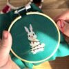 CHRISTMAS LIGHTS - Christmas Mini Ornaments Cross Stitch Kit-Embroidery Kit for Beginners