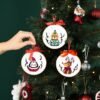FESTIVE FRIENDS | Christmas Mini Ornaments Cross Stitch Kit-Gifts for Beginners