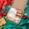 FESTIVE FRIENDS | Christmas Mini Ornaments Cross Stitch Kit-Gifts for Beginners