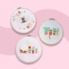 FLORAL FRIENDS - Cross Stitch Kit Bundle-Embroidery Kit for Beginners