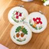 FOREST MINIS - Cross Stitch Kit-Step-by-Step Guide to Making Your Moss Rug