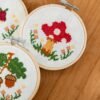 FOREST MINIS - Cross Stitch Kit-Step-by-Step Guide to Making Your Moss Rug