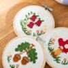 FOREST MINIS - Cross Stitch Kit-Step-by-Step Guide to Making Your Moss Rug