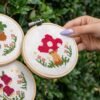 FOREST MINIS - Cross Stitch Kit-Step-by-Step Guide to Making Your Moss Rug