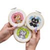 KITTEN MINIS - Cross Stitch Kit-Handmade Tufting Embroidery Art