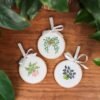POT PLANT MINIS - Cross Stitch Kit-Embroidery Kit for Beginners