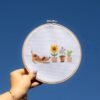 PUP - PETALS - Cross Stitch Kit-Embroidery Kit for Beginners