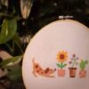 PUP - PETALS - Cross Stitch Kit-Embroidery Kit for Beginners