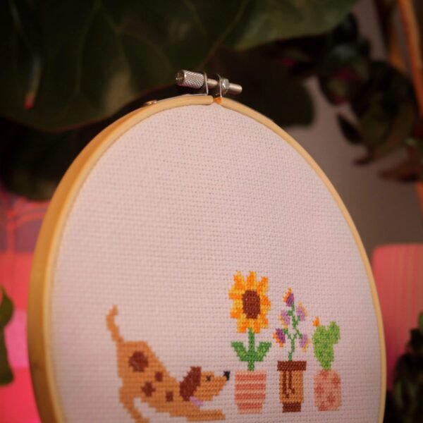 PUP - PETALS - Cross Stitch Kit