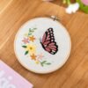 BLUSHING BUTTERFLY - Embroidery Kit