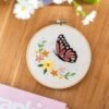 BLUSHING BUTTERFLY - Embroidery Kit