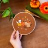 CAT IN THE PATCH - Embroidery Kit