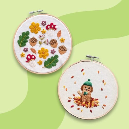COSY THREADS - Embroidery Kit Bundle-Embroidery Kit for Beginners